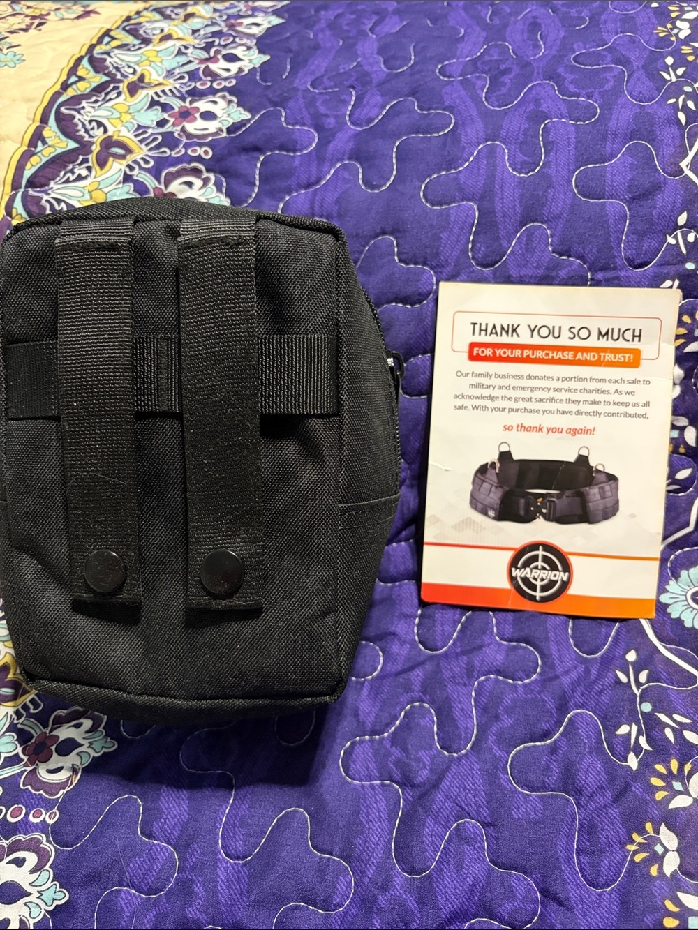 Tactical Black MOLLE & Accessory Pouch